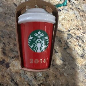 Starbucks 2016 Holiday Christmas Ornament